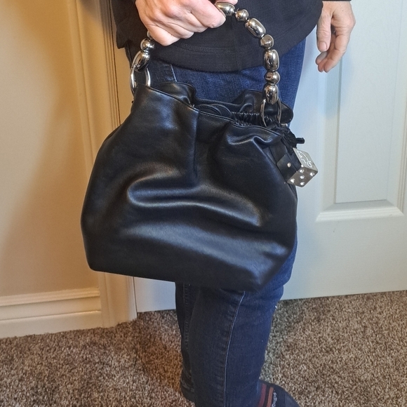 Authentic Vintage Christian Dior Leather Handbag - Picture 10 of 11